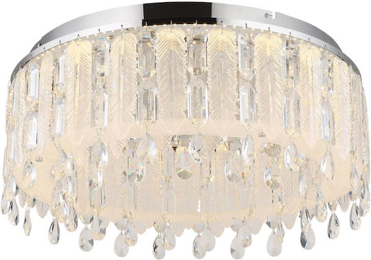 Globo Lighting Πλαφονιέρα Οροφής 58εκ. Διάφανη