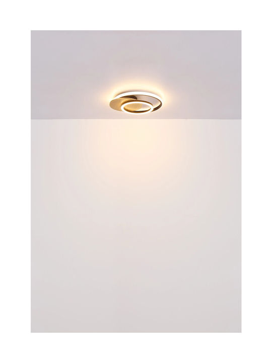 Globo Lighting Πλαφονιέρα Οροφής Μαύρη με Ενσωματωμένο LED