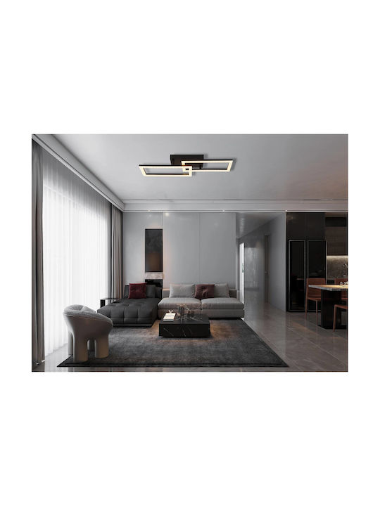 Globo Lighting Plafonieră de Tavan Transparentă cu LED Integrat