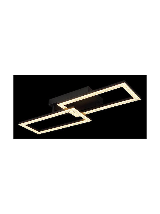 Globo Lighting Plafonieră de Tavan Transparentă cu LED Integrat
