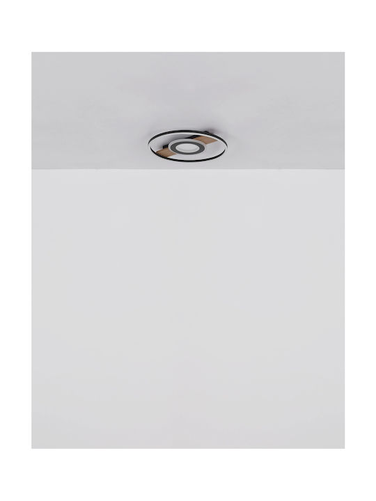 Globo Lighting Deckenleuchte Schwarz mit Integrierter LED