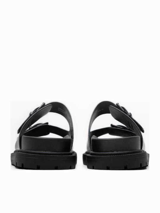 Jade Women's Flat Sandals in Black Color