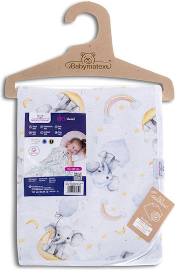 Matex Pătură Pepinieră Swaddling pături 100% bumbac Gri 75x100cm