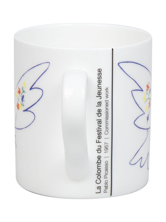 Konitz La Colombe Du Festival Picasso Art Mug from Porcelain White 400ml