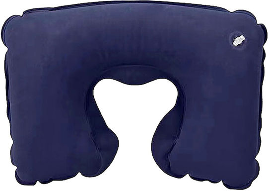 Summertiempo Inflatable Travel Pillow Travel Set Pillow 35x26x9cm Blue