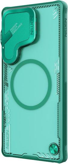 Samsung Galaxy S25 Ultra Case Armored Nillkin Icelade Prop Magsafe Green