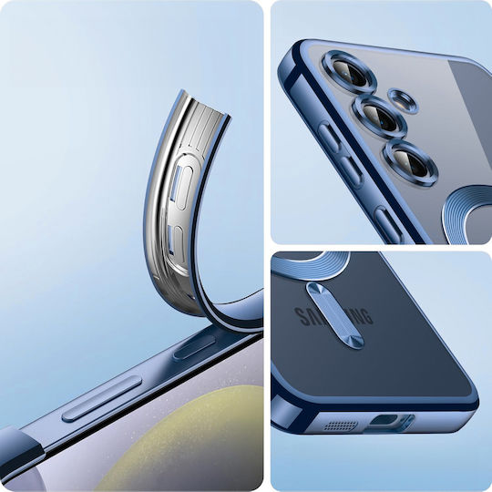 Θήκη Samsung Galaxy A55 5g Electro Magsafe Μπλε + Γυαλί Οθόνη