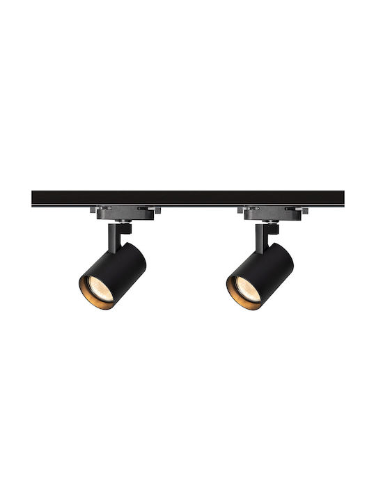 Eko Light Einzel Spot mit Fassung GU10 in Schwarz Farbe