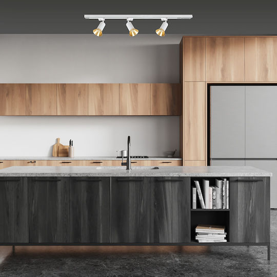 Eko Light Single Spot with Socket GU10 in White Color