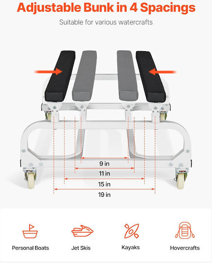 Vevor Transport-Wagen for Load Weight up to 454kg