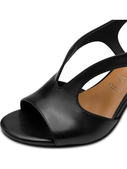 Leather Sandals Black