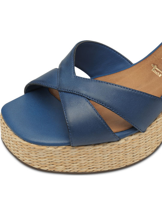 Leather Sandals Blue