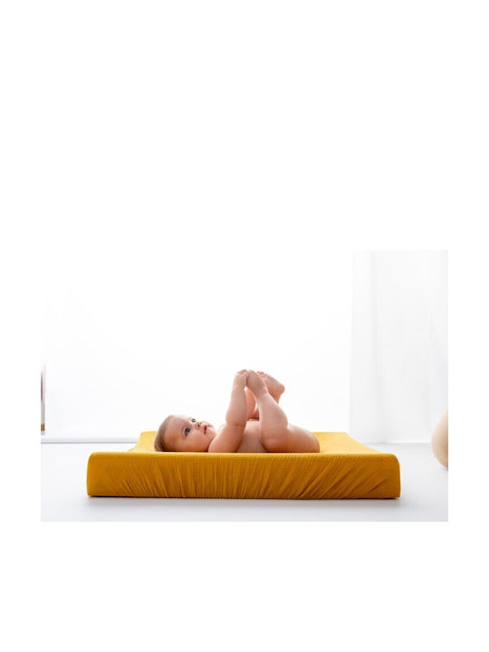 Matex Κάλυμμα Αλλαξιέρας από Ύφασμα Κίτρινο 50x70cm