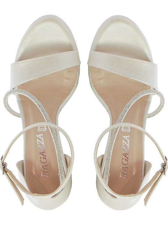 Leather Sandals White