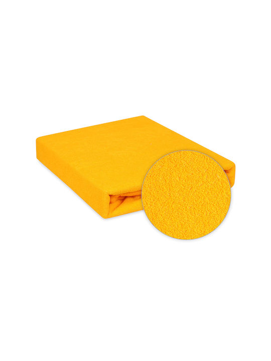 Matex Baby Sheet Crib Cotton Fitted Yellow 60x120cm