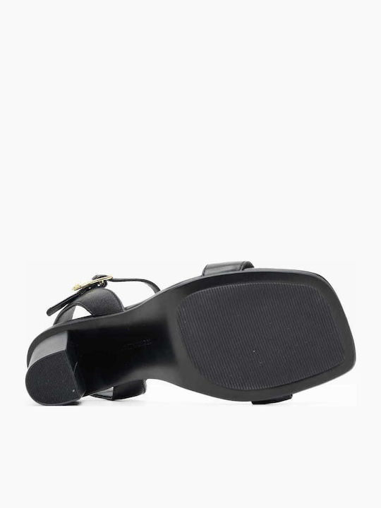Leather Sandals Black