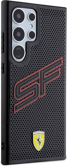 Ferrari Sf Perforated Задна корица Пластмаса Розов (Galaxy S24 Ultra)