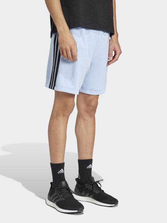 Essential 3-stripes French Terry Ανδρική Βερμούδα Μπλε