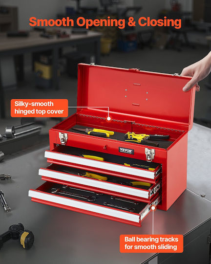Vevor Hand Tool Case Metallic