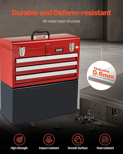 Vevor Hand Tool Case Metallic