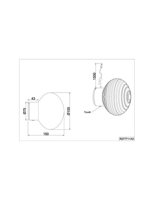 Trio Lighting Φωτιστικό Τοίχου Trio Lighting Φωτιστικό Τοίχου