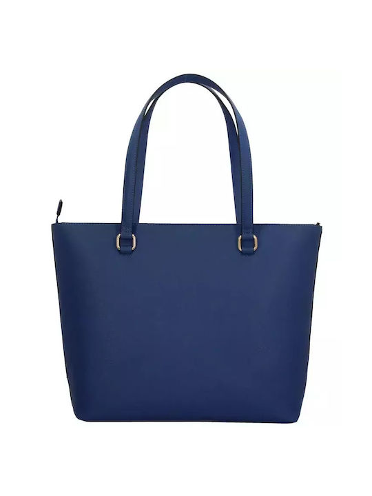 トートバッグ LIU JO Woman Tote bags Blue AA5321E0087 X0682 LIU JO shopper bag Printed Denim Tote L Denim Flowers | Buy