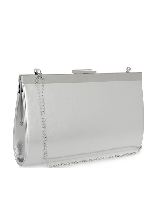Women's Bag Clutch Silver