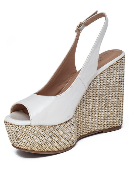 Women's Platform Shoes Beige