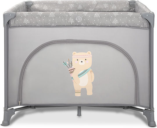 Lorelli Play Laufstall mit Matratze Gray 100x100cm