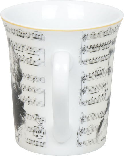 Konitz Becher aus Porzellan Weiß 410ml