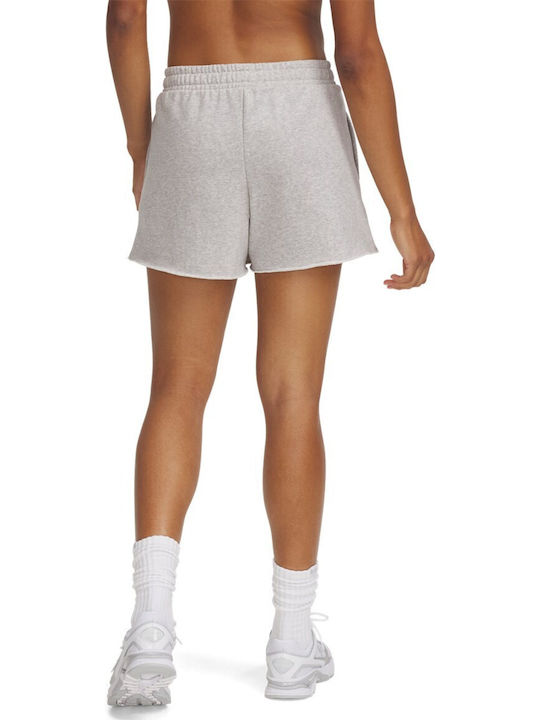 Under Armour Rival Women's Terry Activewear Shorts Gray
