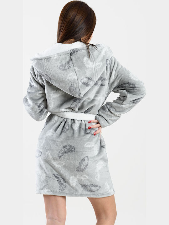 Koyote Χειμερινή Γυναικεία Fleece Ρόμπα