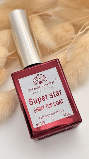 Global Fashion Top Coat / Base Coat για Απλά Βερνίκια 100ml