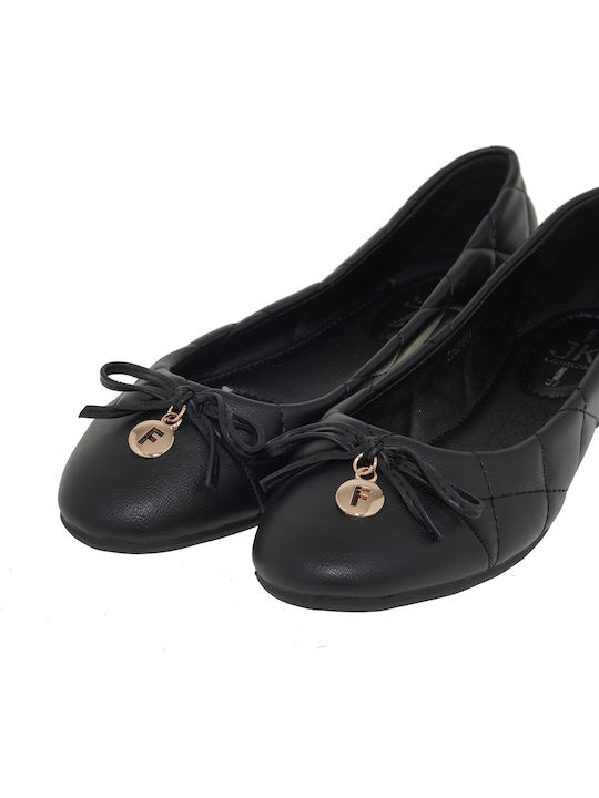 Damen Ballerinas Schwarz