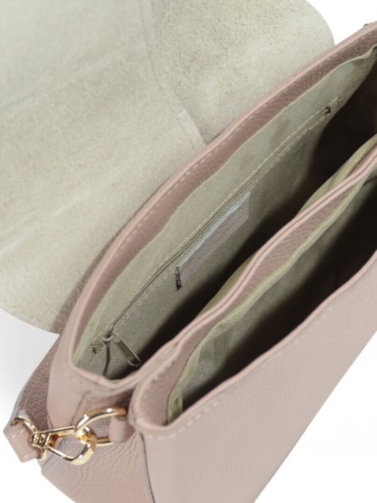 Leather Women's Bag Shoulder Beige