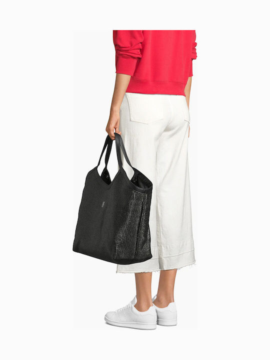 Straw Women's Bag Shoulder Black