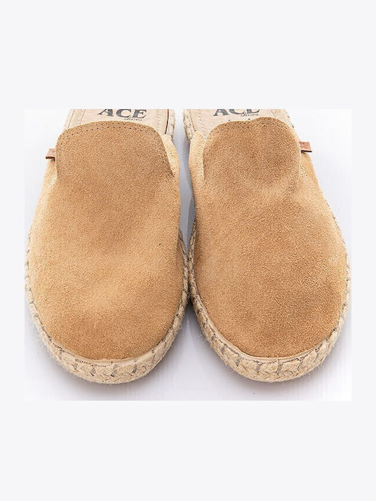 Flat Mules σε Μπεζ Χρώμα