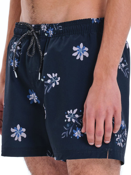 Men's Swim Shorts Midnight Black With Patterns