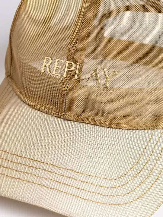 Χρυσό Καπέλο Replay Aw4317 Χρυσό Καπέλο Replay Aw4317