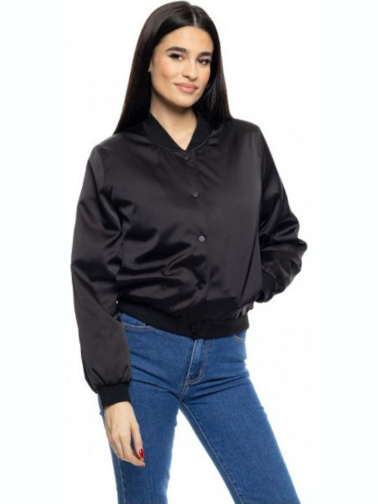 Γυναικείο Bomber Jacket Μαύρο