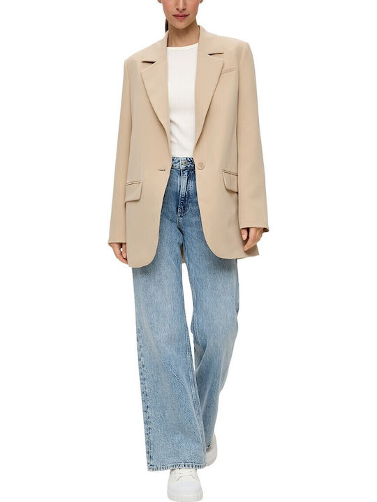 QS Women's Blazer Beige
