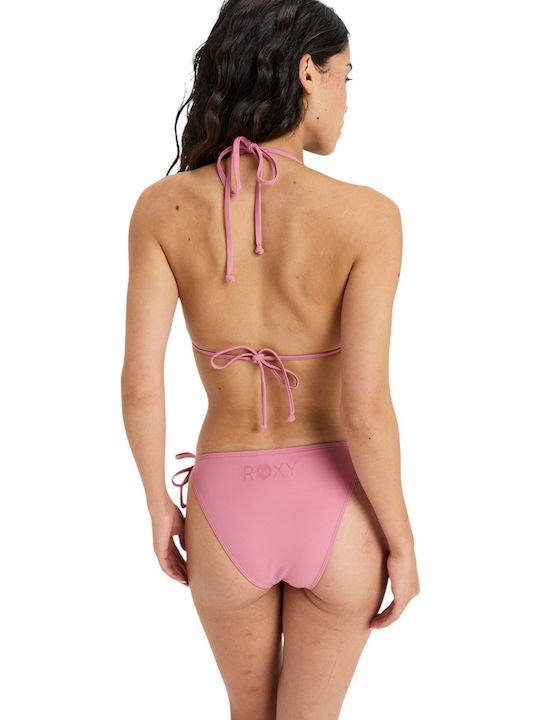 Classics Tiki Tri Bikini Slip Cu Dantelă Roz