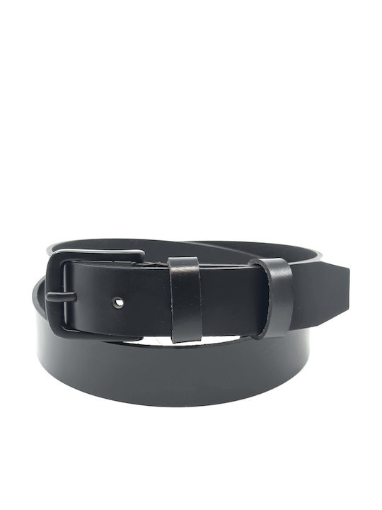 Men's Belt Leather Black