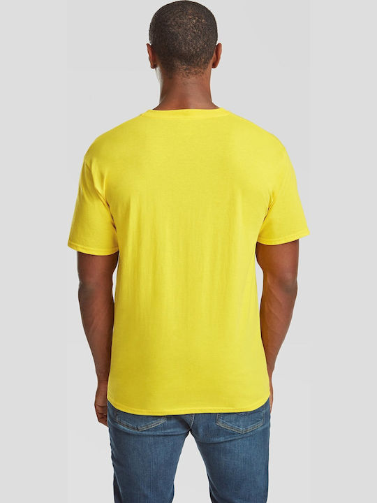 Fruit of the Loom Polo T-Shirt Yellow