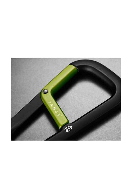 Schlüsselanhänger Karabiner James Brand Hardin Gelb