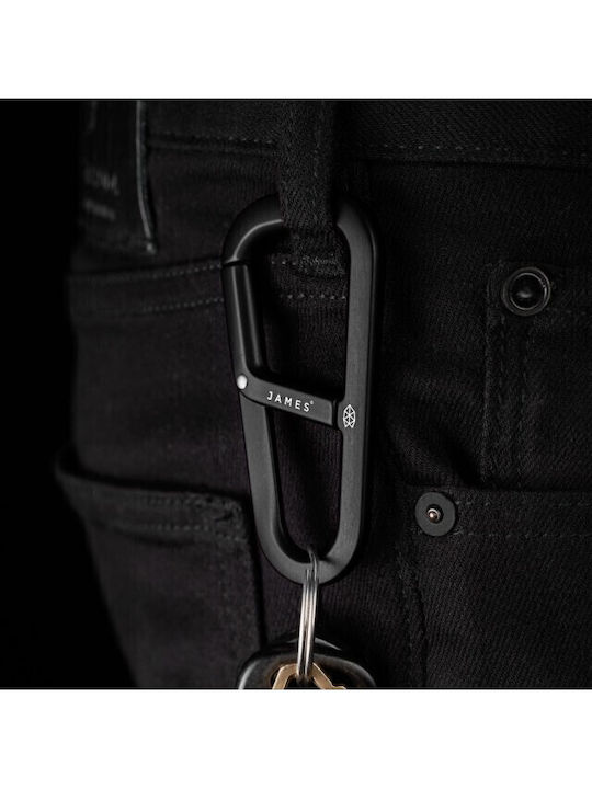 Schlüsselanhänger Karabiner James Brand Hardin Gelb