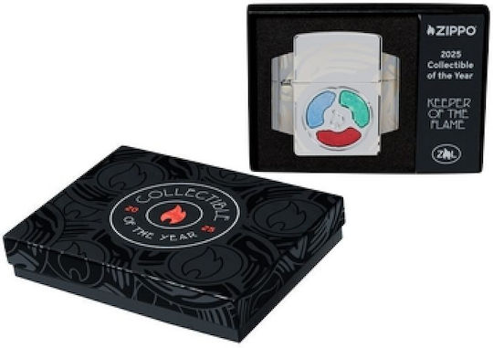 Zippo Armor Collectible Αναπτήρας Φλόγας σε Ασημί χρώμα