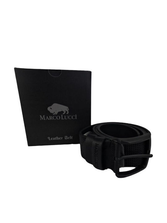 Klassischer Herrenledergürtel Dac Shop Mahagoni Schwarz 125 cm