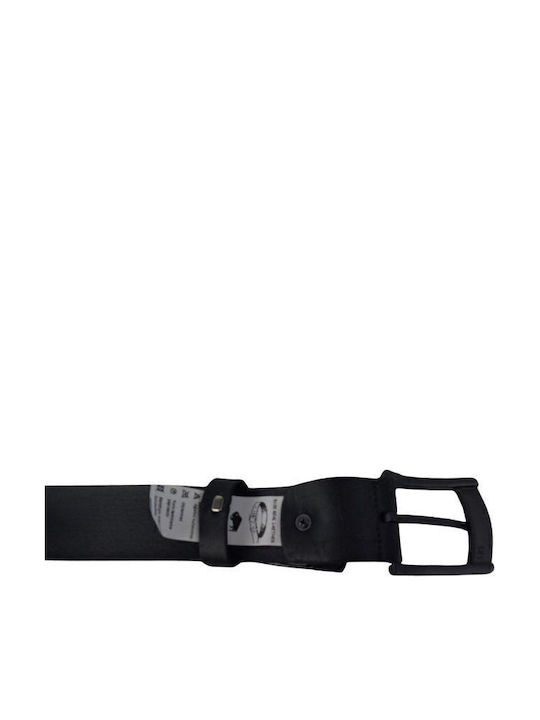 Klassischer Herrenledergürtel Dac Shop Mahagoni Schwarz 125 cm