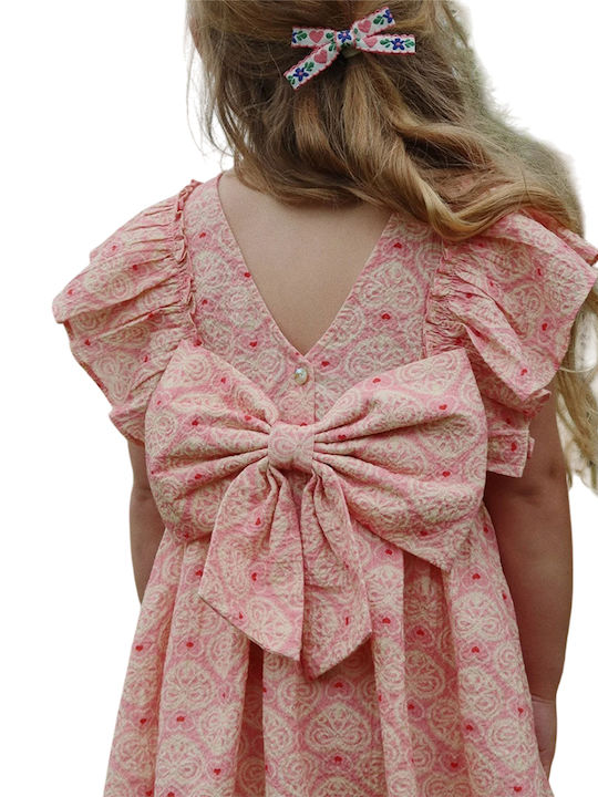 Παιδικό Φόρεμα Lacy Pink